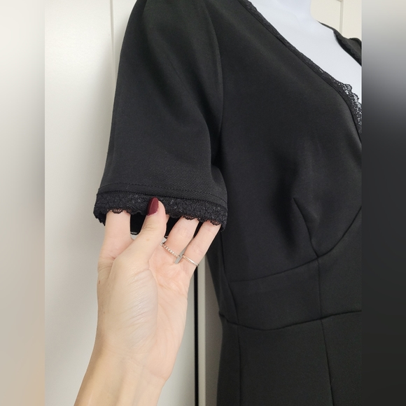 NWOT Rare Sexy Collectif Vega Lace Mini Dress Pinup Goth Date Night - Picture 13 of 13